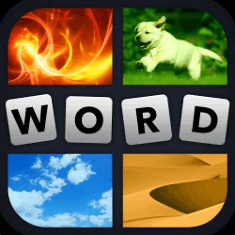 4 pics and one word